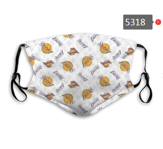 2020 NBA Los Angeles Lakers #4 Dust mask with filter->nba dust mask->Sports Accessory